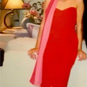 Stunning red sarong long dress for Valentines